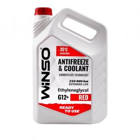 Антифриз WINSO -35С°C G12+  ANTIFREEZE  COOLANT WINSO RED червоний 1кг WS82486