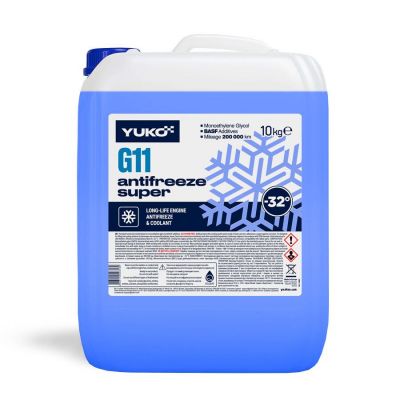 Антифриз YUKO -32°C Super G11 синій 10л 4823110406182