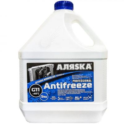 Антифриз Аляска -40°С G11 синий 5л 9022