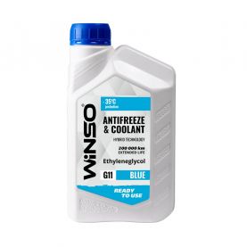 Антифриз WINSO - 35°С ANTIFREEZE COOLANT BLUE G11 1л WS82479