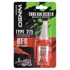 Фіксатор різьбових з'єднань WINSO Threadlocker Type 275 червоний 10г 300900