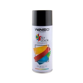 Фарба акрилова WINSO Spray чорний глянець GLOSS BLACK RAL9005 450мл 880400