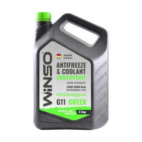 Антифриз концентрат WINSO G11+ ANTIFREEZE COOLANT CONCENTRATE GREEN 5кг 881010