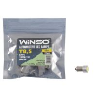 Лампа WINSO 12V SMD T8.5 BA9s 1LED 1W white 10шт Лампа WINSO 12V SMD T8.5 BA9s 1LED 1W white 10шт
