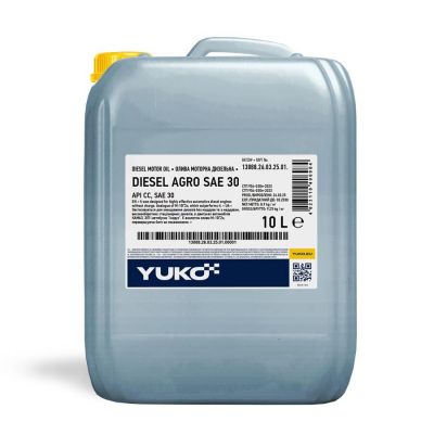 Масло моторное YUKO DIESEL AGRO М-10Г2к 10л 4823110406984
