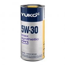 Автомобильное моторное масло YUKO MAX SYNTHETIC A-A 5W-30 1л 4823110400937