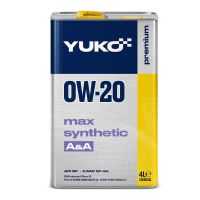 Автомобільна моторна олива YUKO MAX SYNTHETIC A-A 0W-20 4л 4823110401514