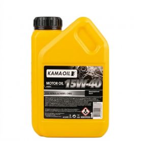 Автомобильное моторное масло КАМА OIL 15W40 1л 8420