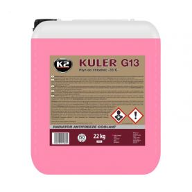 Антифриз K2 Kuler -35°C розовый 22кг K20515-W406R