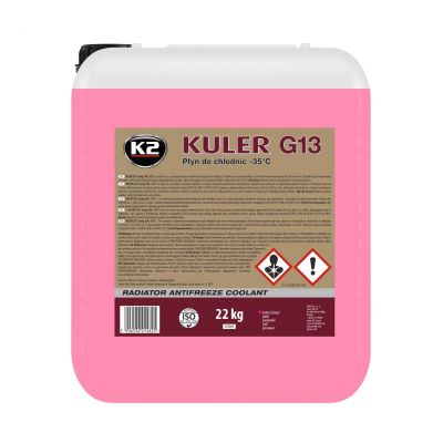 Антифриз K2 Kuler -35°C рожевий 22кг K20515-W406R