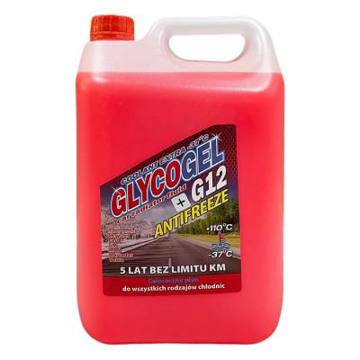 Антифриз BioLine Poland Glycogel G12+ ready-mix -37°C червоний 5л 213492