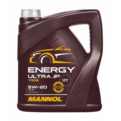 Автомобільна моторна олива MANNOL Energy Ultra JP 5W-20 4л MN7906-4