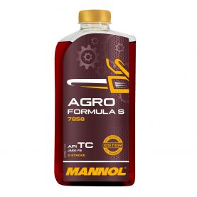 Олива моторна MANNOL Agro Formula S 2T 1л MN7858-1 Олива моторна MANNOL Agro Formula S 2T 1л MN7858-1