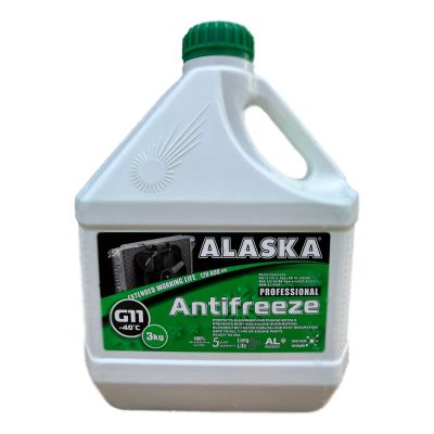 Антифриз Аляска -40°C зелений G11 3л 151