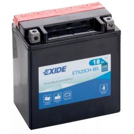 Мото акумулятор EXIDE 6СТ-18Ah Ев АзЕ 230А (EN) ETX20CH-BS