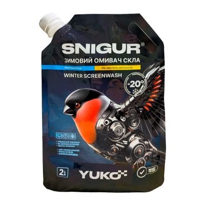 Омыватель стекла зимний YUKO SNIGUR -20°C 2л
