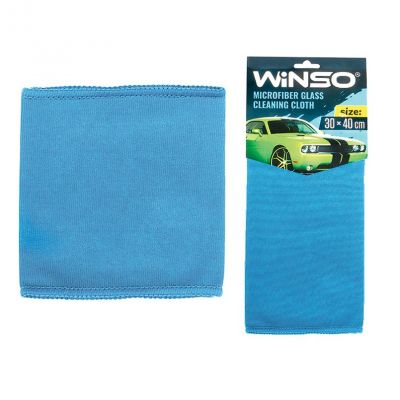 Серветка з мікрофібри для скла WINSO сіра 30х40см 150230