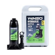 Домкрат гидравлический телескопический WINSO 5т высота 195-380мм 170510