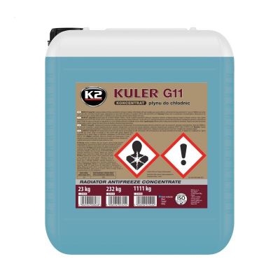 Антифриз K2 Kuler Konc G11 концентрат синій 23кг K20278-W416N