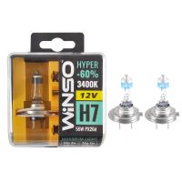 Лампа галогенна WINSO 12V H7 HYPER 55W PX26d SET 712730