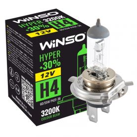 Лампа галогенна WINSO 12V H4 HYPER 60-55W P43t-38 712400