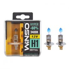 Лампа галогенна WINSO 12V H1 HYPER 55W P14.5s SET 712130