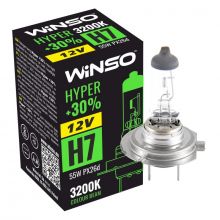 Лампа галогенна WINSO 12V H7 HYPER 55W PX26d 712700