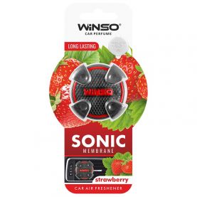 Освежитель воздуха Winso Sonic Strawberry мембранный на дефлектор 531070