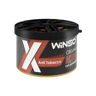 Ароматизатор воздуха Winso Organic X Active Anti Tobacco 40г 533630