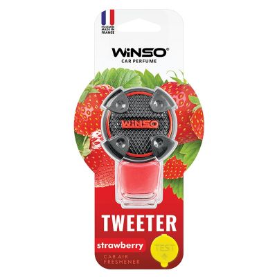 Освіжувач повітря WINSO Tweeter на дефлектор Strawberry 8 мл 530830