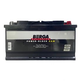 Автомобильный аккумулятор BERGA Power Block AGM 6СТ-95Ah АзЕ 850А (EN) 595901085