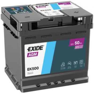 Автомобильный аккумулятор EXIDE START-STOP AGM 6СТ-50Ah АзЕ 570А (EN) EK500