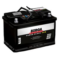 Автомобільний акумулятор BERGA Power Block AGM 6СТ-70Ah Аз 760А (EN) 5709010767502