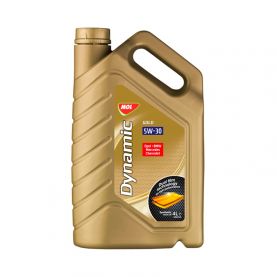 Автомобильное моторное масло MOL Dynamic Gold DX 5W-30 4л 13302295