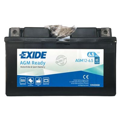 Мото акумулятор EXIDE Ready AGM 6СТ-6,5Ah Аз 85А (EN) AGM12-6.5