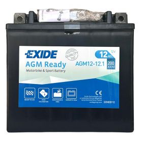 Мото акумулятор EXIDE Ready AGM 6СТ-12Ah Аз 200А (EN) AGM12-12.1