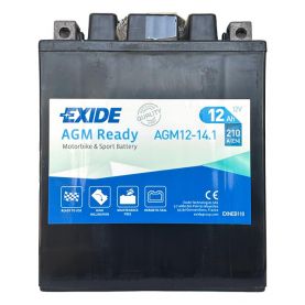 Мото акумулятор EXIDE Ready AGM 6СТ-12Ah Аз 210А (EN) AGM12-14.1