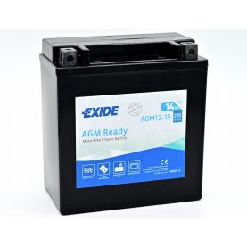 Мото акумулятор EXIDE Ready AGM 6СТ-14Ah Аз 215А (EN) AGM12-15