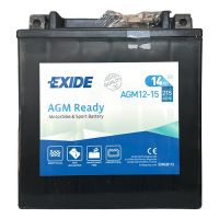 Мото аккумулятор EXIDE Ready AGM 6СТ-14Ah Аз 215А (EN) AGM12-15