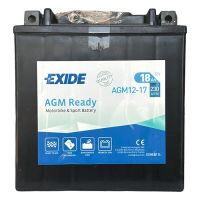 Мото аккумулятор EXIDE Ready AGM 6СТ-18Ah Аз 230А (EN) AGM12-17