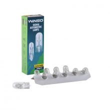 Лампа автомобільна міні WINSO 12V W5W 5W W2.1x9.5d 10шт 713230
