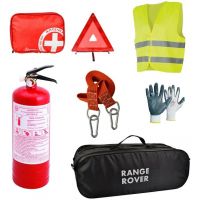 Сумка-набор автомобилиста RANGE ROVER кроссовер черная 2 отдела