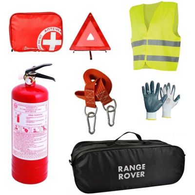 Сумка-набор автомобилиста RANGE ROVER кроссовер черная 2 отдела