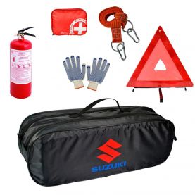 Сумка-набор автомобилиста Suzuki легковая черная 2 отдела 01-076-Л