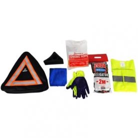 Сумка-набор Аварийная остановка треугольная черная