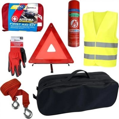 Сумка-набор для автомобилиста Евростандарт из ВВПА черная