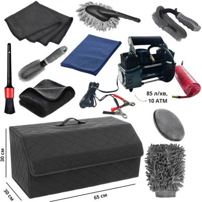 Сумка-комплект Компрессор 85 л с набором для мойки 