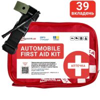 Аптечка медична автомобільна Євростандарт Poputchik з турнікетом Дніпро 02-086-М
