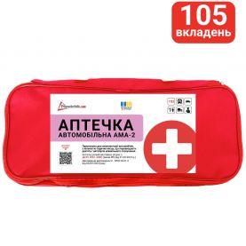 Аптечка медична автомобільна Poputchik АМА-2 ДСТУ 3961-2000 02-077-М