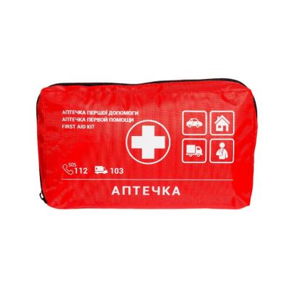 Аптечка медична автомобільна-1 Poputchik  згідно ТУ (02-002-М) м'який футляр